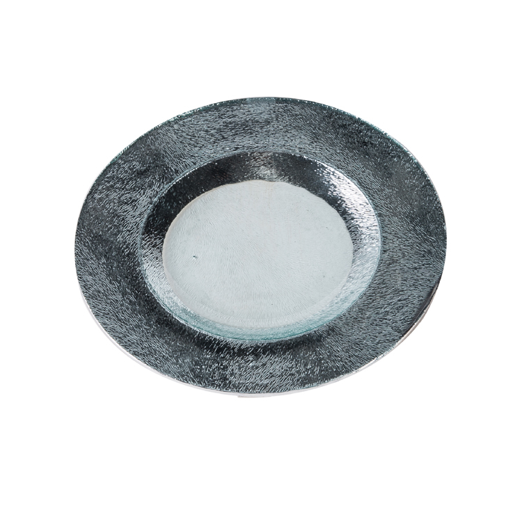 Glass Tablewares Glass Plate Decoration for Party 
