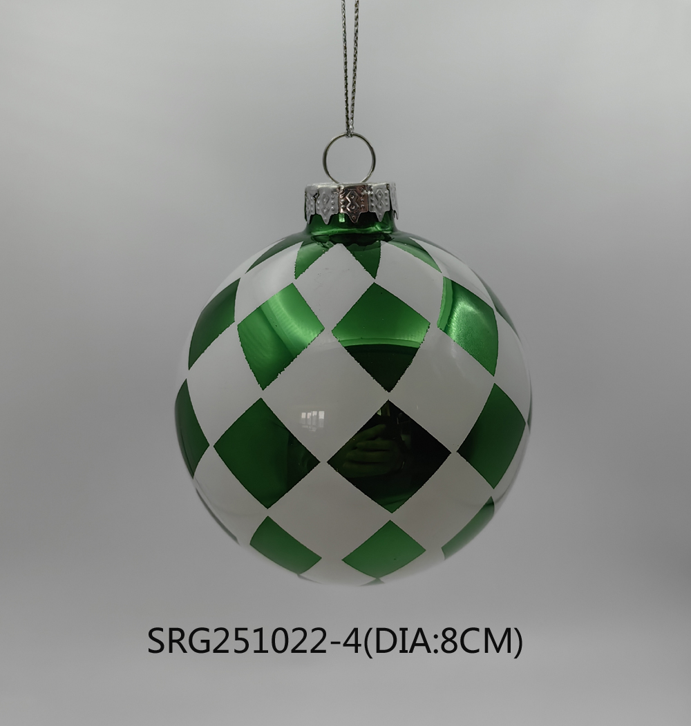  Glass ball Ornaments Decoration for Party Glass Hanging Ball