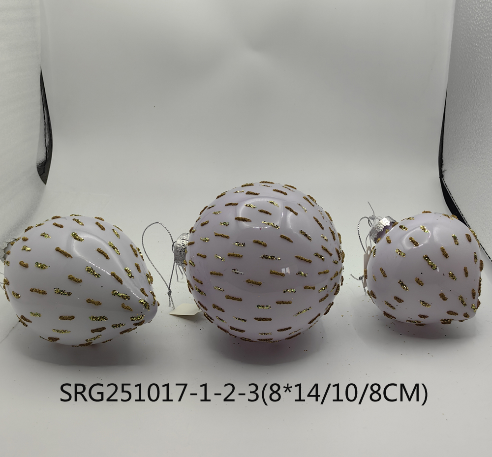  Glass ball Ornaments Decoration for Party Glass Hanging Ball