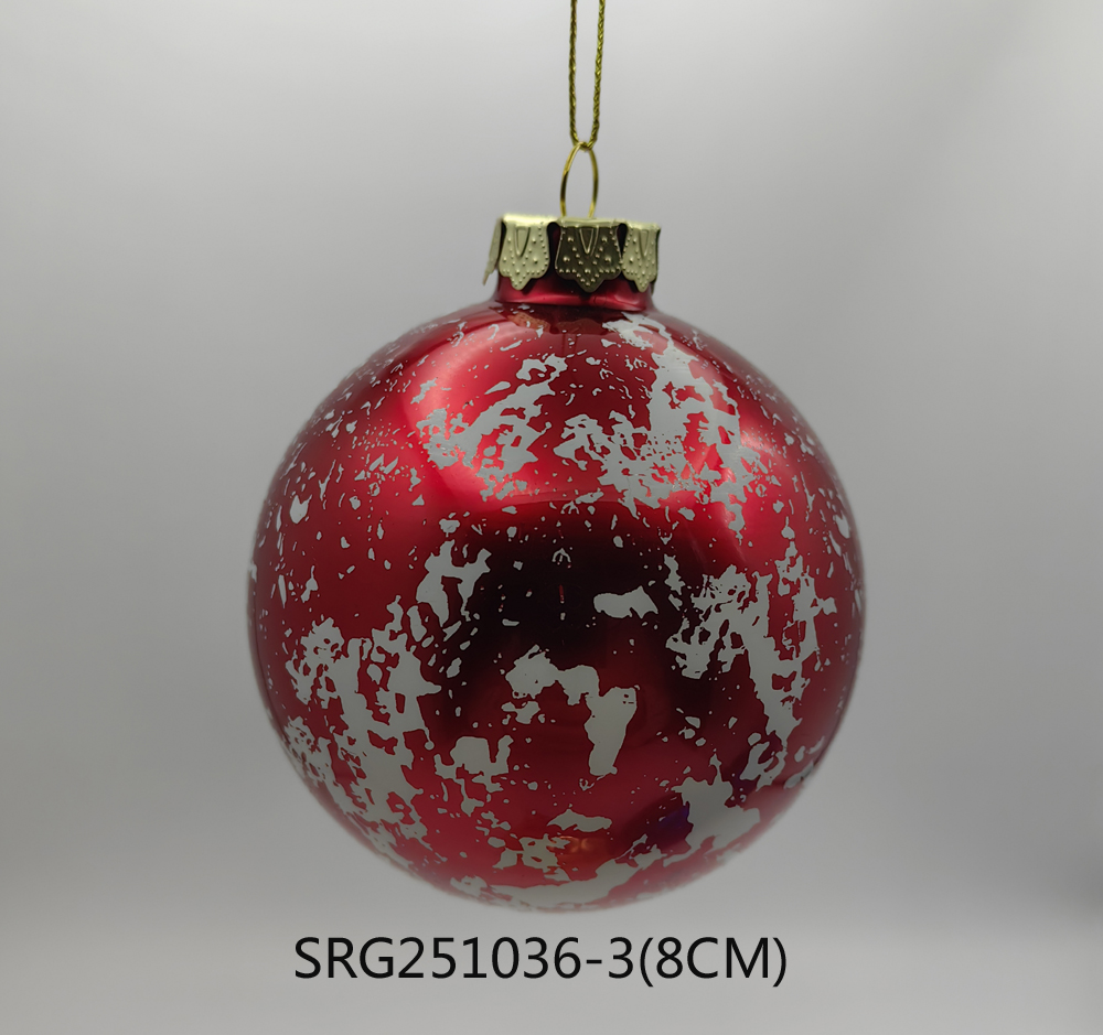  Glass ball Ornaments Decoration for Party Glass Hanging Ball