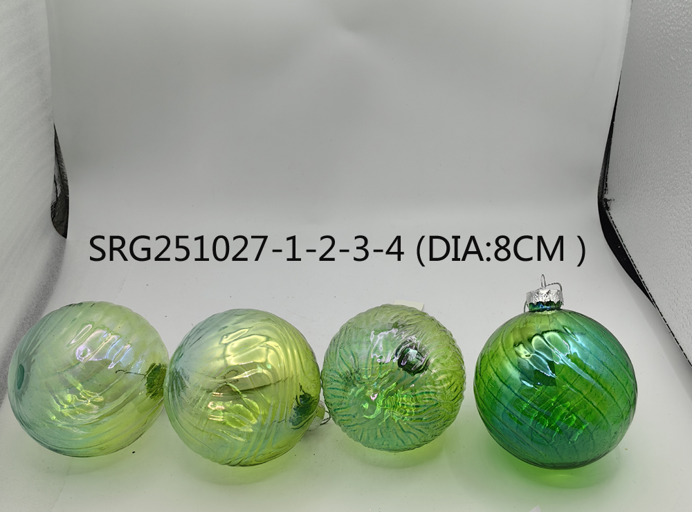 Glass ball Ornaments Decoration for Party Glass Hanging Ball