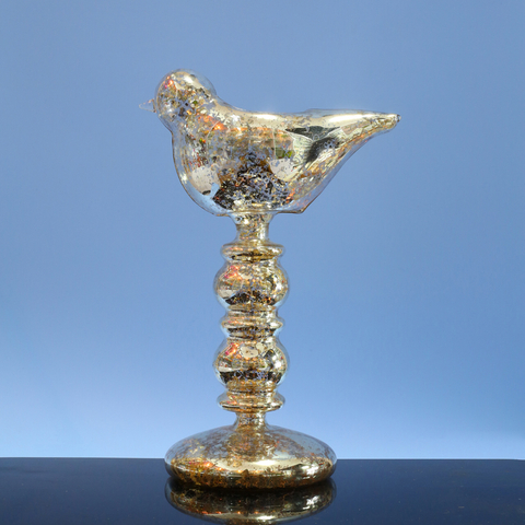  Glass candle holder