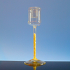  Glass candle holder