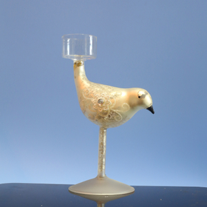  Glass candle holder