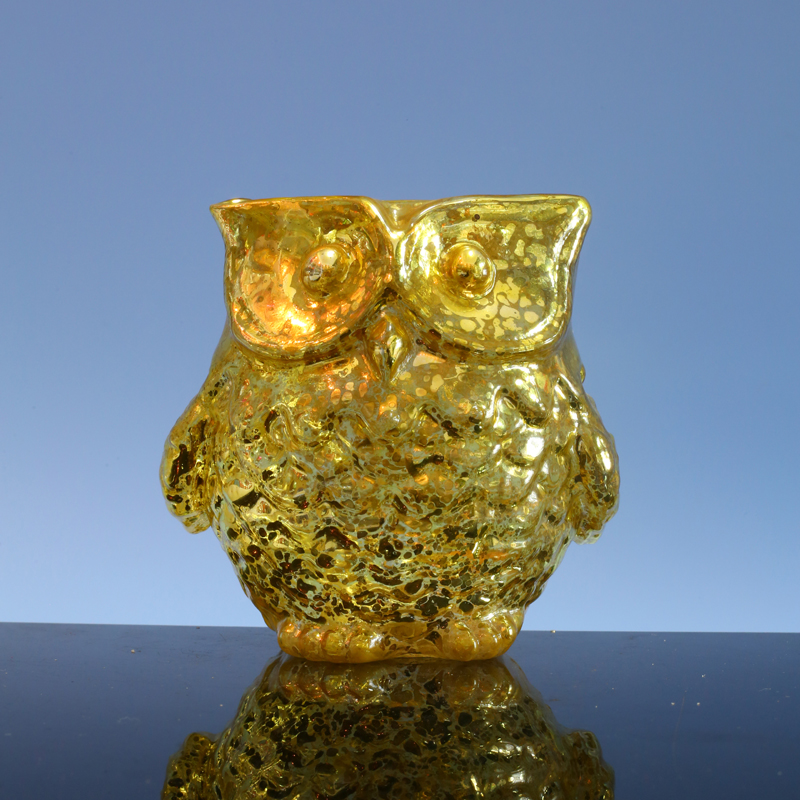  Glass candle holder