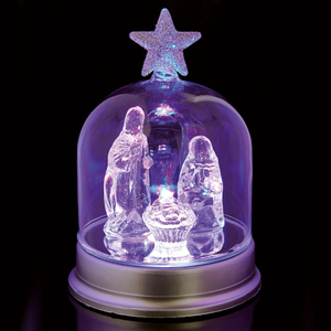 Nativity scene with LED