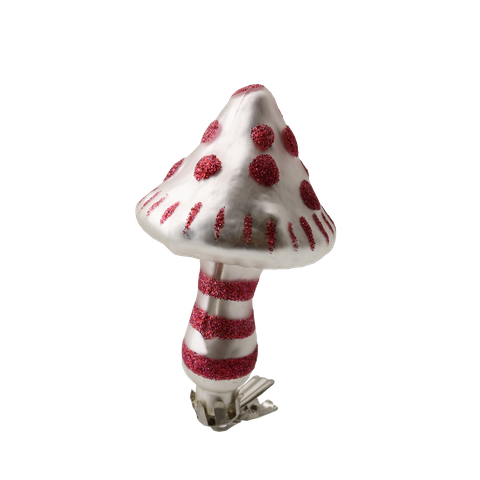  Hanging Glass mushroom for Christmas Decoration