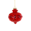 Red Glass Tree Hanging Ornaments