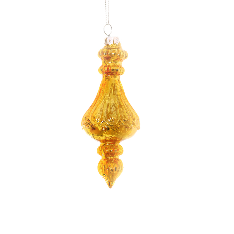  Gold Glass Christmas Decoration