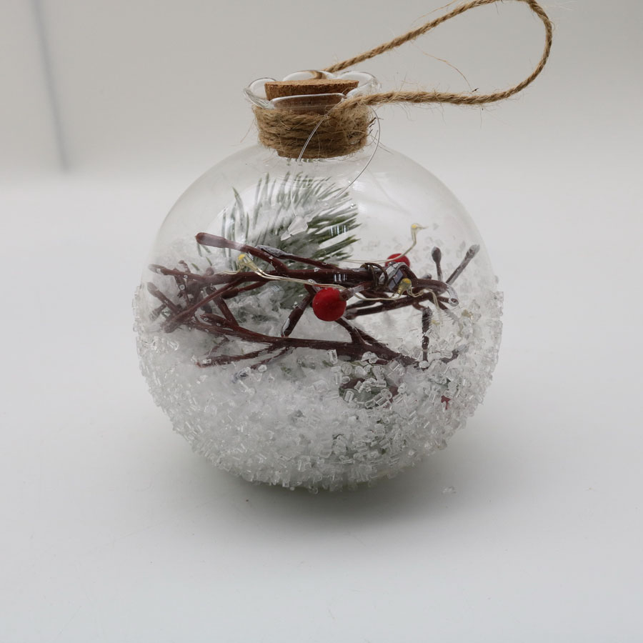  Glass ball Ornaments Decoration for Party Glass Hanging Ball