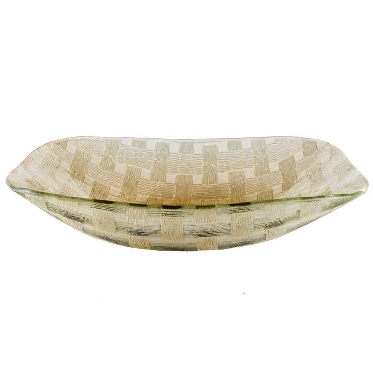 Glass Tablewares Glass Plate Decoration for Party 