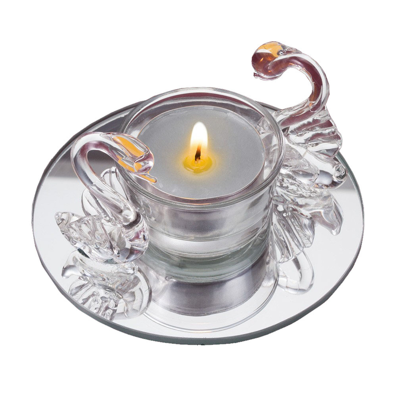 Swan candle holder