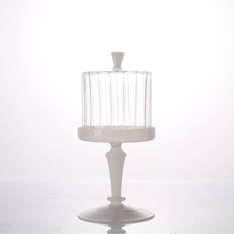 Glass Cake And Candy Jar for Decoration