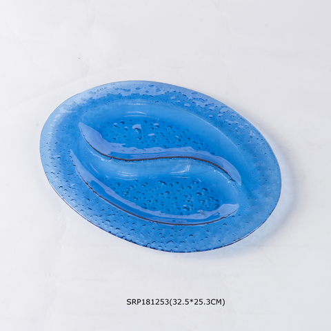 Glass Tablewares Glass Plate Decoration for Party 