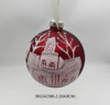 Glass Disco Ball Christmas Decorations Glass Hanging Ball for Home or Party Use