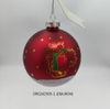  Decorative Hanging christmas hand painting Ball Globe Glass Orbs Home Ornament