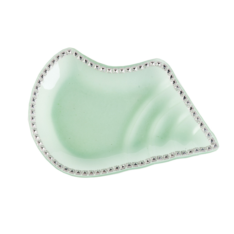 Glass Tablewares Glass Plate Decoration for Party 