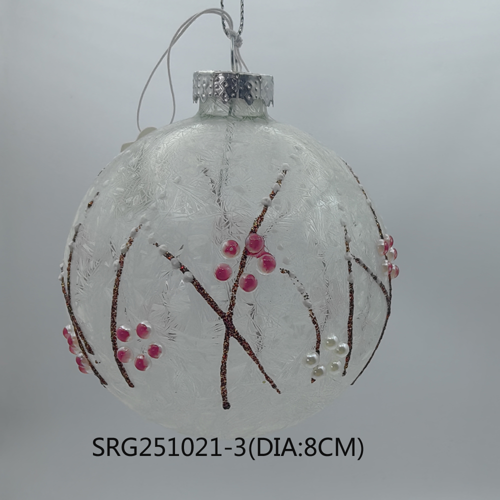  Glass ball Ornaments Decoration for Party Glass Hanging Ball