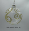  Glass Christmas decoration for Party Glass Ornaments Decoration with LED light