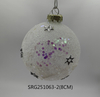  Glass Christmas decoration for Party Glass Ornaments Decoration with LED light