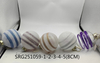  Glass Christmas decoration for Party Glass Ornaments Decoration with LED light