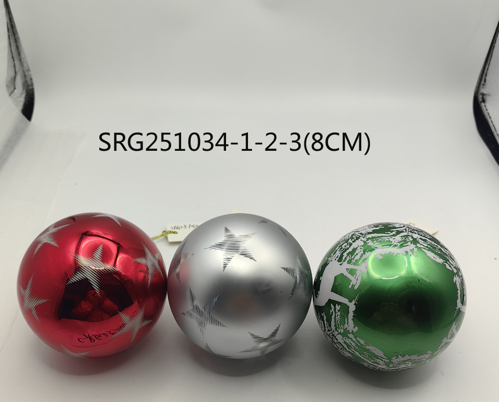  Glass ball Ornaments Decoration for Party Glass Hanging Ball