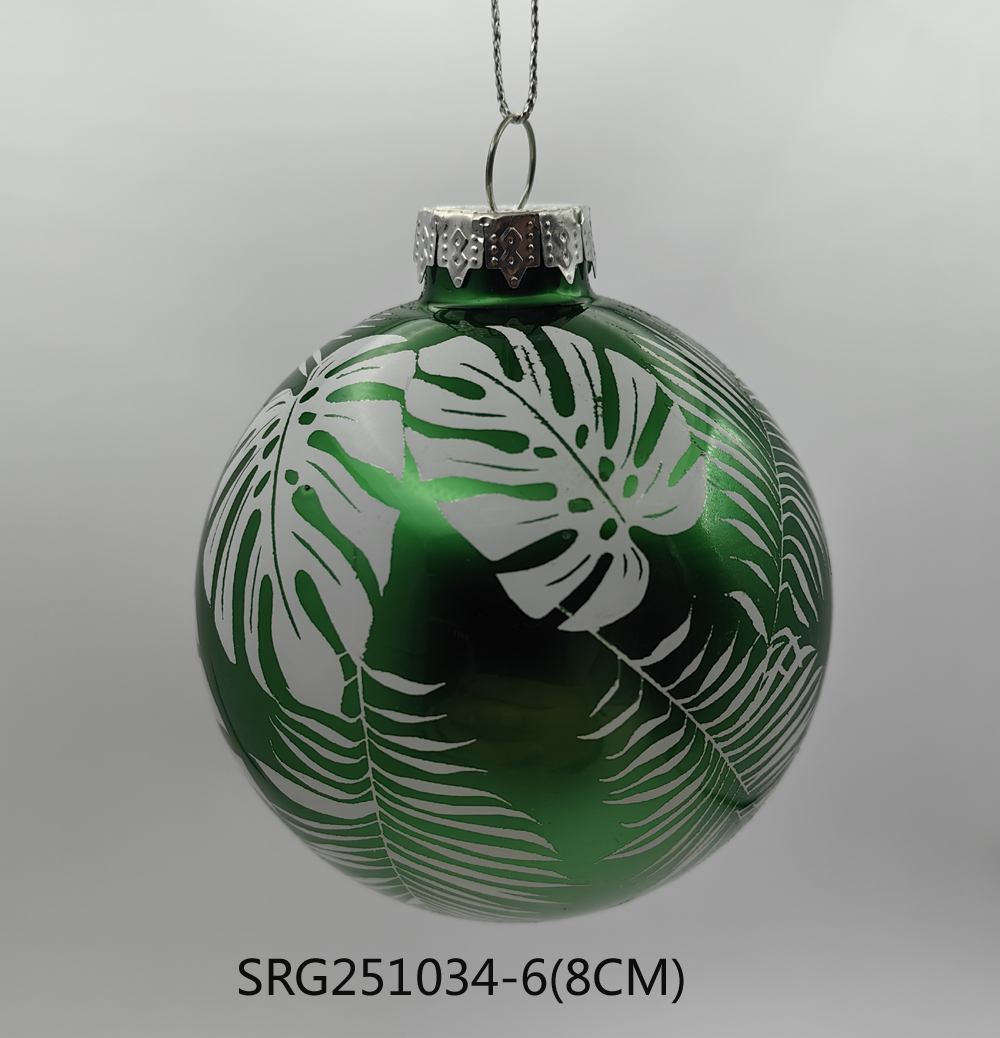  Glass ball Ornaments Decoration for Party Glass Hanging Ball