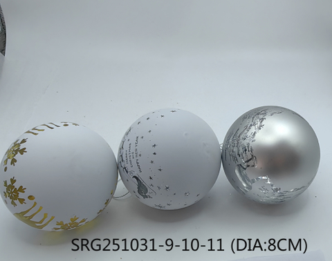  Glass ball Ornaments Decoration for Party Glass Hanging Ball