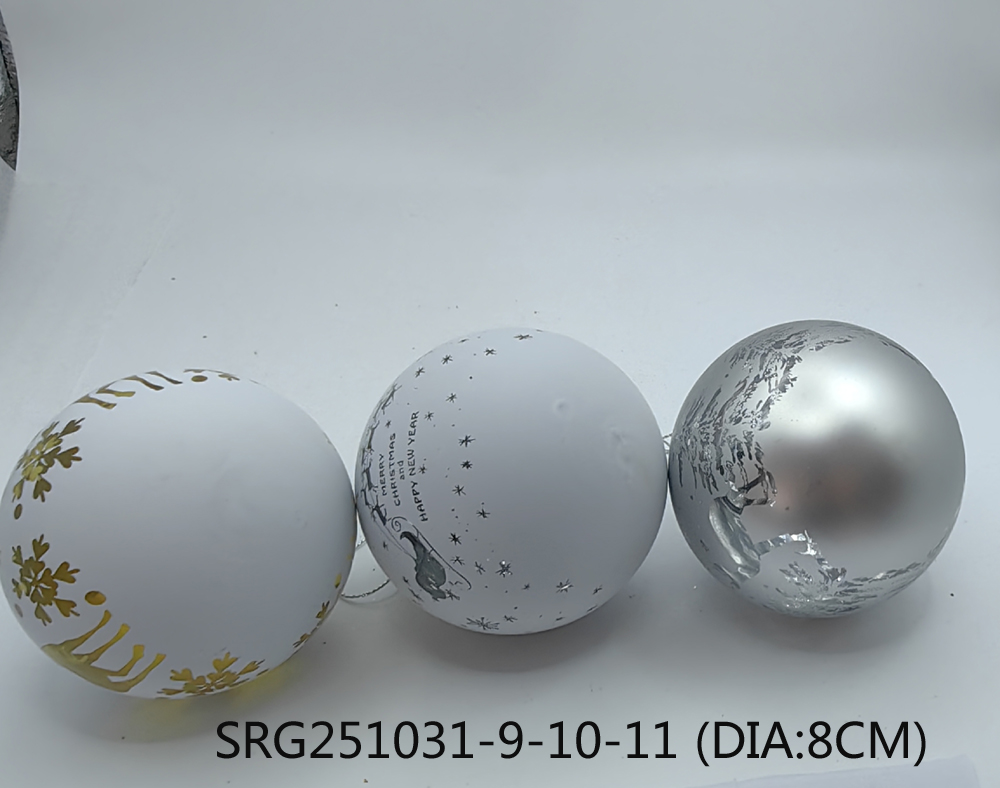  Glass ball Ornaments Decoration for Party Glass Hanging Ball