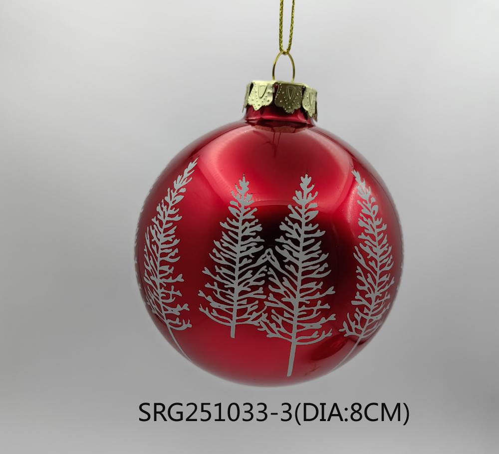  Glass ball Ornaments Decoration for Party Glass Hanging Ball