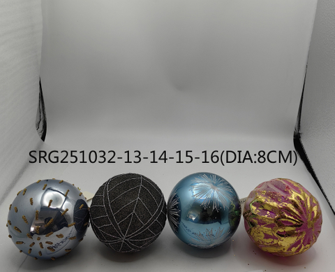  Glass ball Ornaments Decoration for Party Glass Hanging Ball