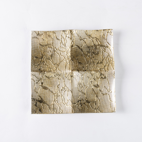Gold glass plate