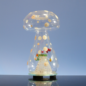  Glass candle holder