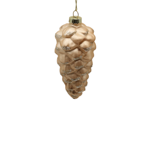  Glass pine nuts for Christmas Decoration