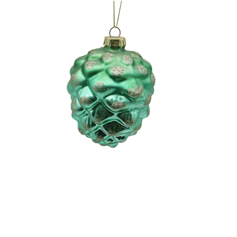  Glass pine nuts for Christmas Decoration