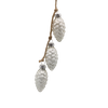 Glass pine nut Ornaments Decoration for Christmas