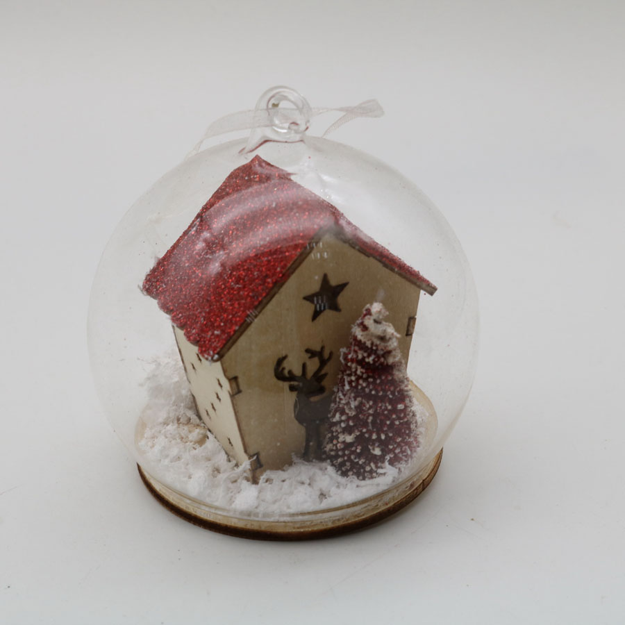  Glass LED Home Ornaments Decoration for Party Led Glass Hanging Ball