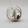  Glass ball with bird Ornaments Decoration for Party Glass deer Hanging Ball