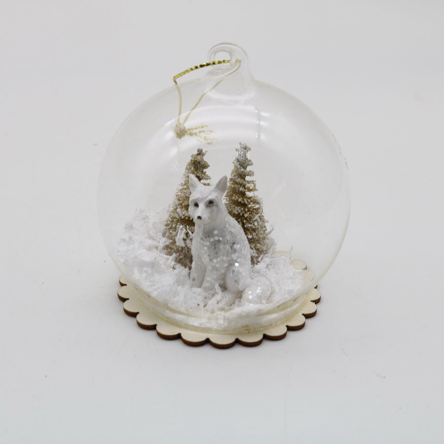  Glass ball with angel Ornaments Decoration for Party Glass Hanging Ball
