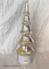 Glass Christmas Tree Rotating Base Desktop Luminous Ornaments Decoration Christmas Gift