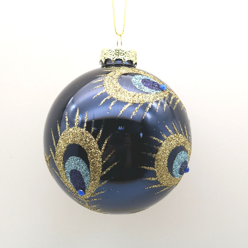  Glass ball Ornaments Decoration for Party Glass Hanging Ball