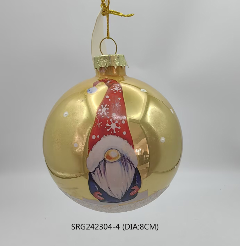 Hot Sale Christmas Glass Ball Decor Christmas Tree Hanging Christmas Ball in Set for Wedding and Party