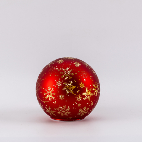 GLASS LED ORNAMENTS