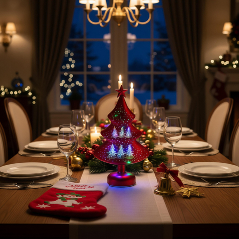 GLASS LED ORNAMENTS