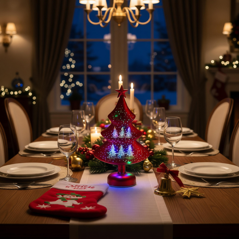 GLASS LED ORNAMENTS
