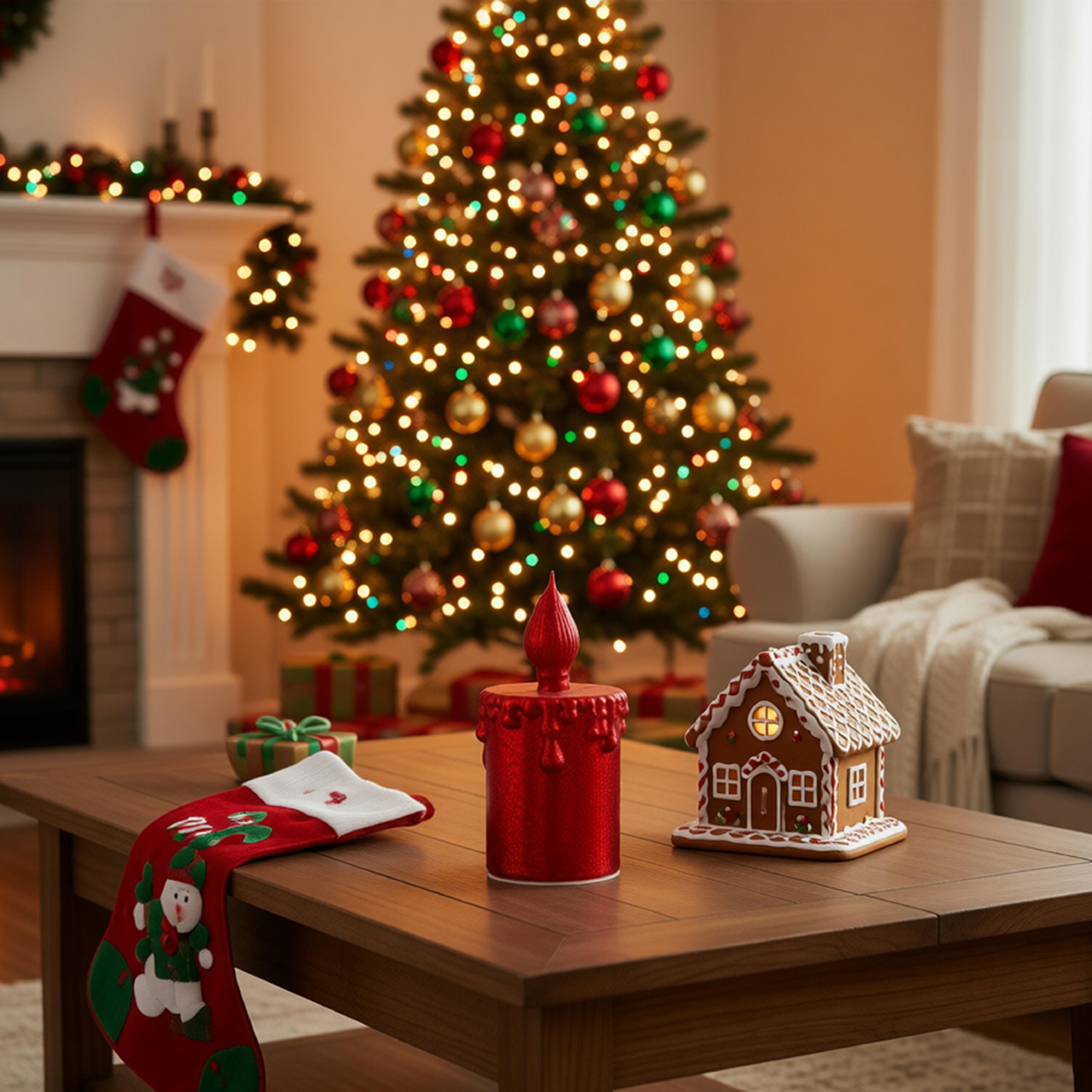 GLASS LED ORNAMENTS