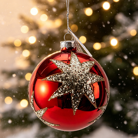 Glass Christmas ball for Party Decoration