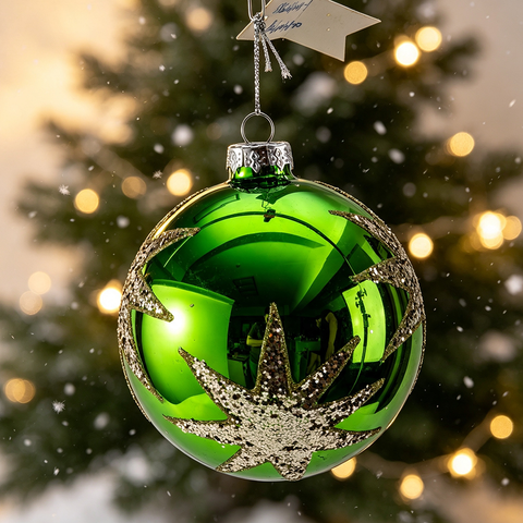 Glass Christmas ball for Party Decoration