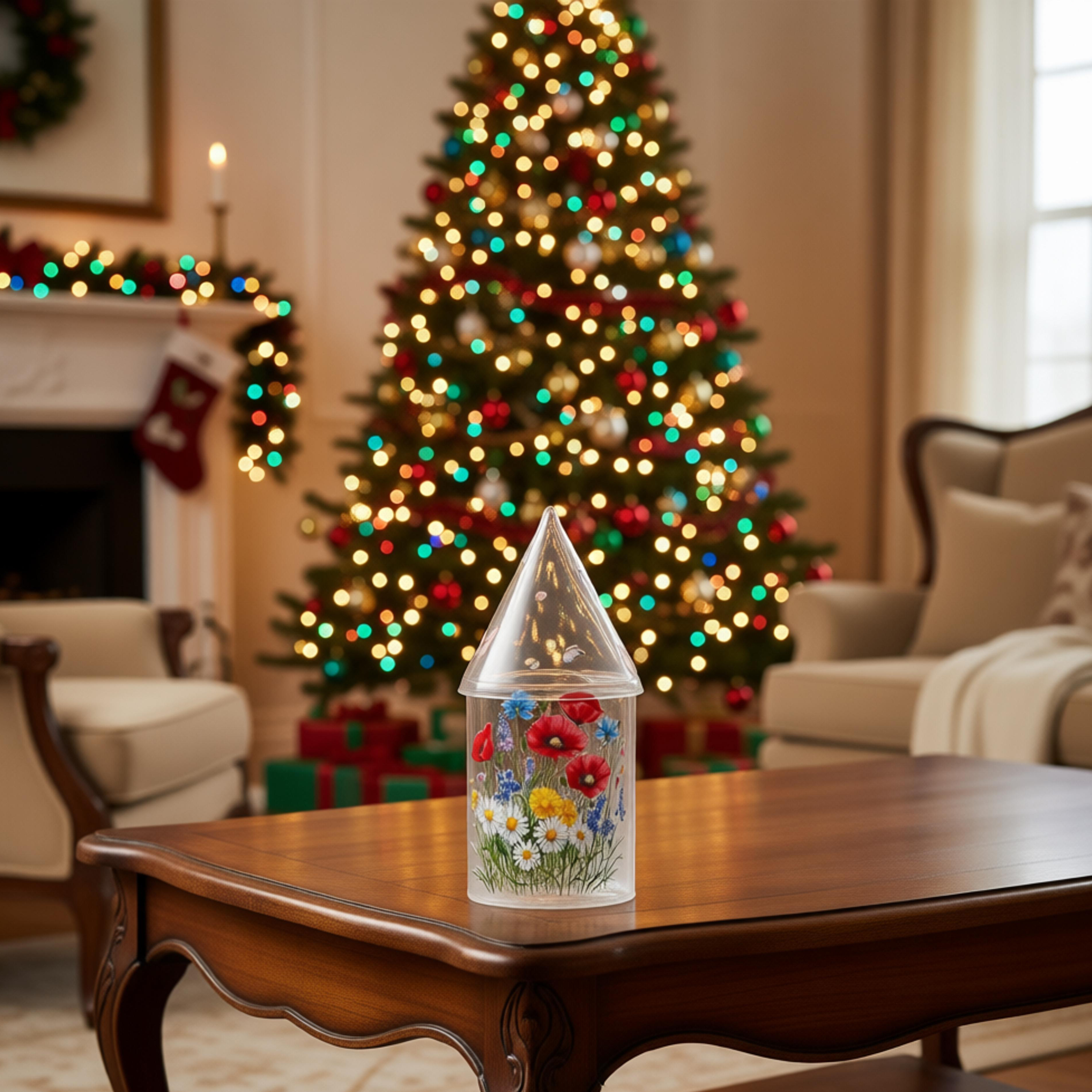 GLASS LED ORNAMENTS