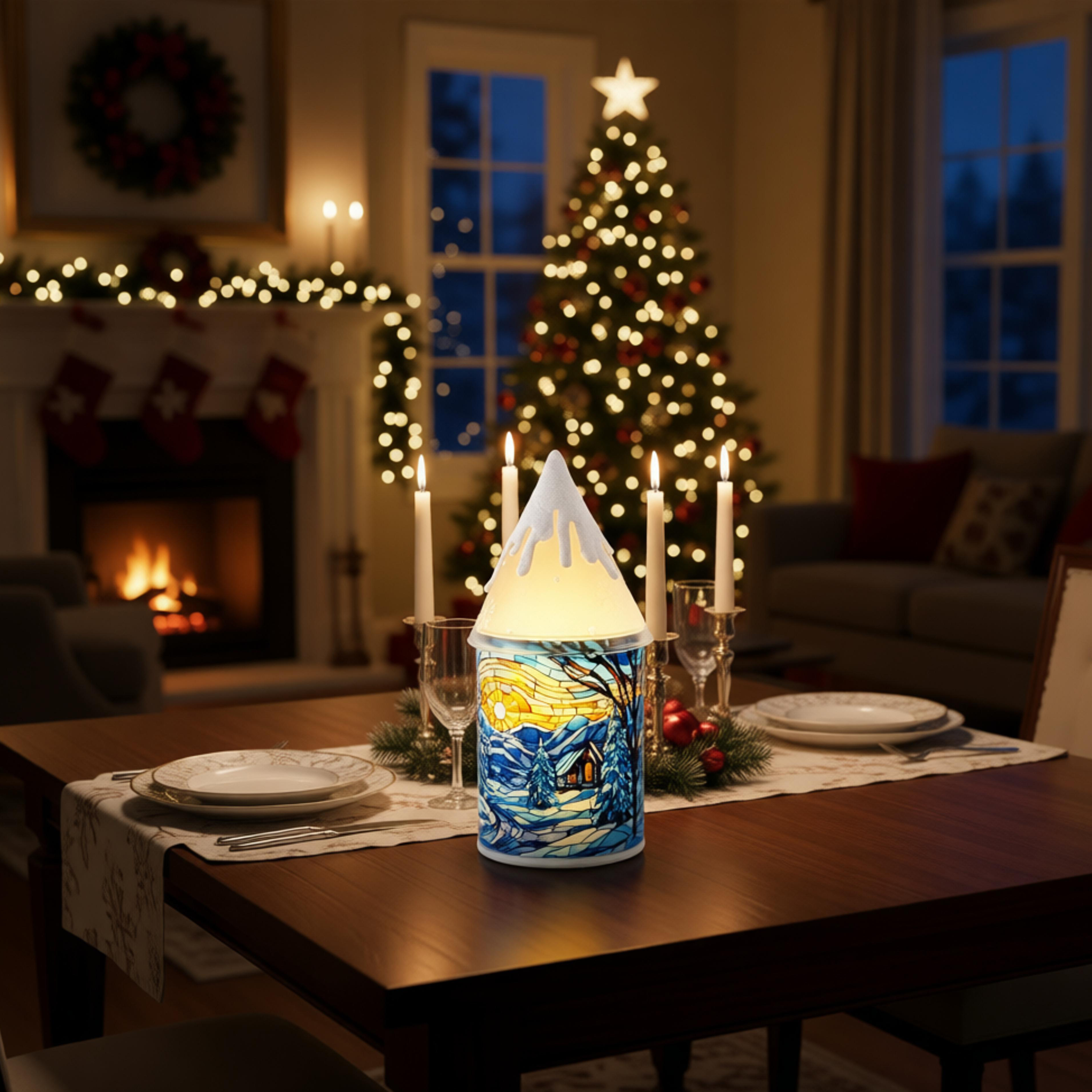 GLASS LED ORNAMENTS